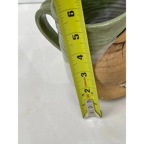 Homestead Hand Made Mug Funny Face Artistic Unique Crafted Drinkware 5.5"x3.75" - Picture 7 of 11